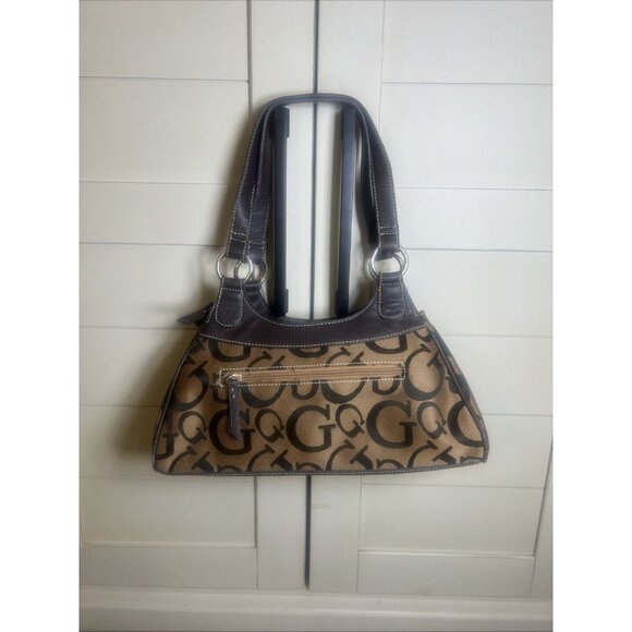 Vintage Guess Leopard Print Baguette Shoulder Bag – Patchwork Rare Y2K Retro - Picture 2 of 12